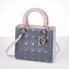 Christian Dior Tri-Colour Quilted Lady Dior Bag