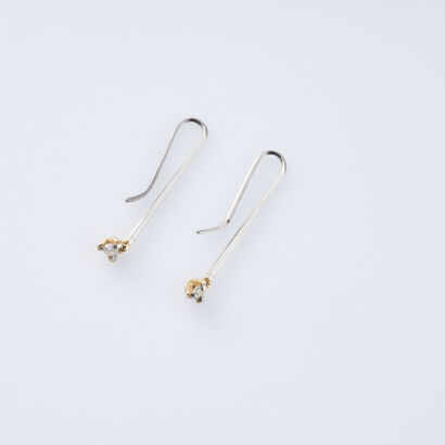 18ct Diamond Drop Earrings