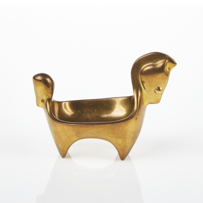 Jonathan Adler Brass Horse Ring Bowl