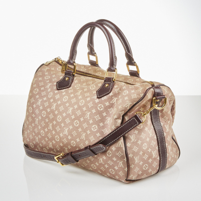 Louis Vuitton Mini Lin Speedy Bag, Size 30