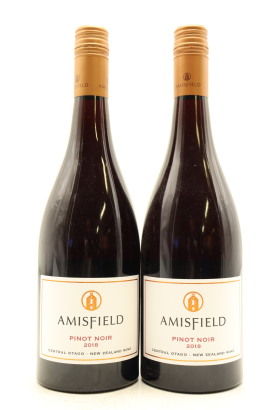 (2) 2018 Amisfield Pinot Noir, Central Otago [WS93]