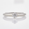 Tiffany & Co, Platinum, .24ct Diamond Solitaire Ring with Box