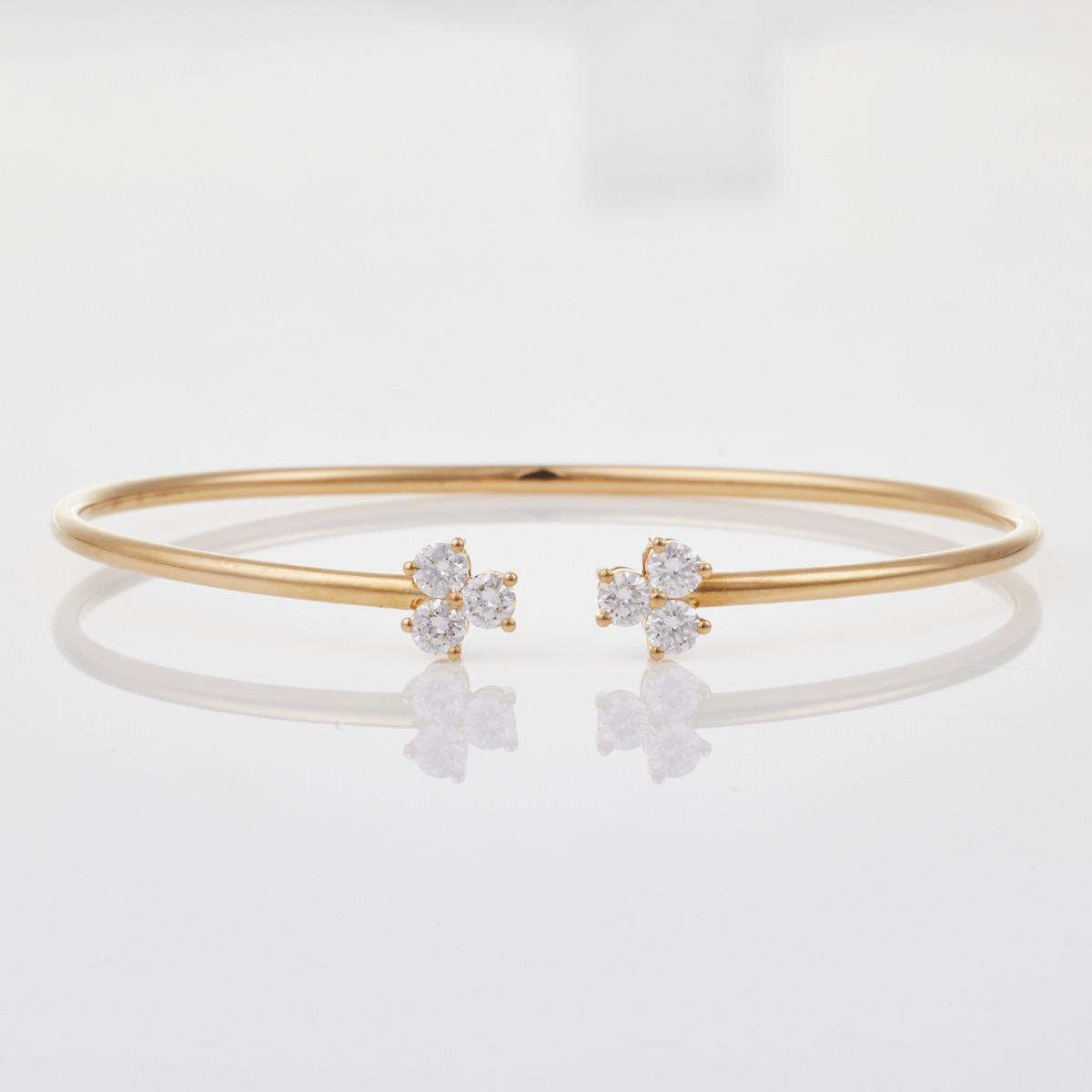 Tiffany & Co. Tiffany Hearts Diamond Bracelet in Platinum 3.00 CTW | eBay