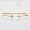 Tiffany & Co, 18ct Rose Gold, Aria .59ct Diamond Bracelet with Box