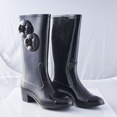 Chanel Rain Boots