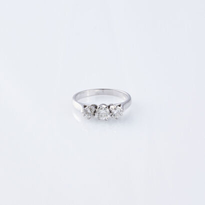 Three Stone Diamond Ring