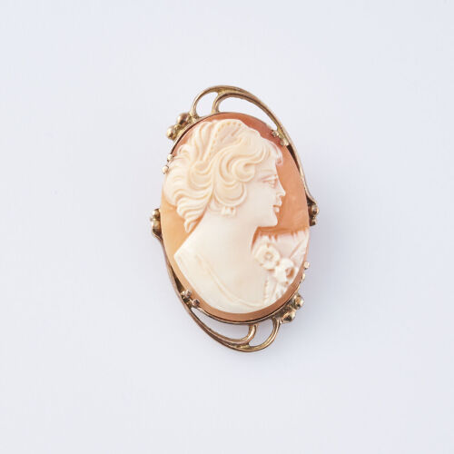 9ct Cameo Brooch