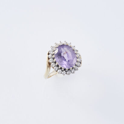 9ct Amethyst Ring