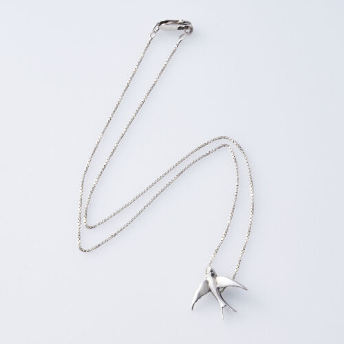 Silver Swallow Necklace