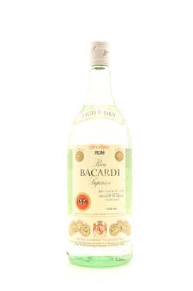 (1) Bacardi Carta Blanca Superior White Rum, 37.5% ABV, 1125ml