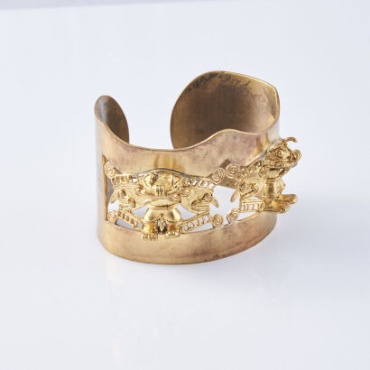 Gold Tone Cuff