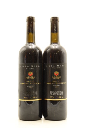 (2) 1995 Villa Maria Reserve Cabernet Sauvignon Merlot, Hawke's Bay