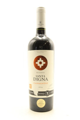 (1) 2014 Miguel Torres Santa Digna Reserva Carmenere, Central Valley