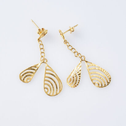 24ct Drop Earrings