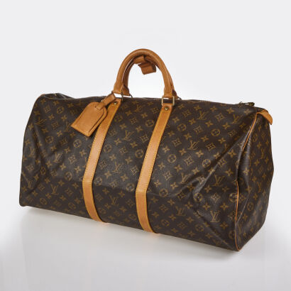 Louis Vuitton Monogram Keepall 55 Bag