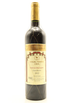(1) 2012 Miguel Torres Gran Reserva Cabernet Sauvignon, Curico Valley