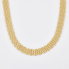 18ct Yellow Gold, 43cm Seven Bar Gate Link Chain