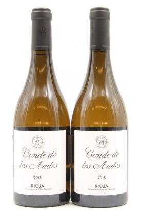 *(2) 2015 Bodegas Ollauri Conde de Los Andes Blanc, Rioja