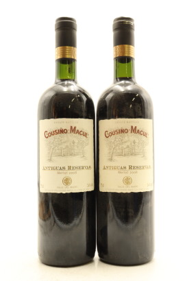 (2) 2008 Cousino Macul Antiguas Reservas Merlot, Maipo Valley