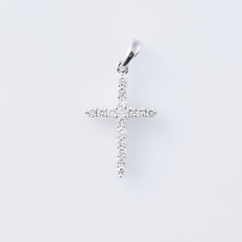 18ct Diamond Cross