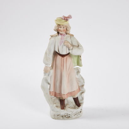 A Porcelain Figure of a Woman