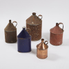 Five Metal Pouring Jugs