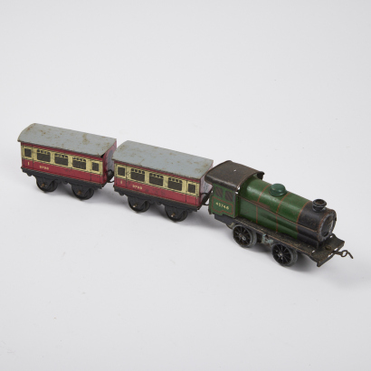 A Tin Hornby Toy Train