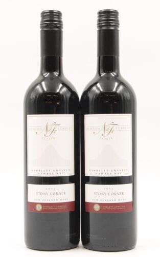 *(2) 2015 Newton Forrest Stony Corner Merlot Cabernet Malbec, Gimblett Gravels