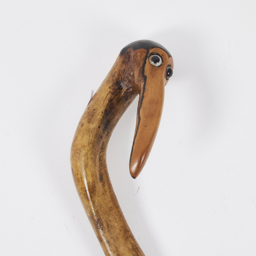 A Bird Head Handled Walking Stick