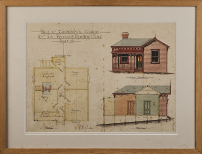A Plan of the Caretaker's Cottage for the Remuera Bowling Club