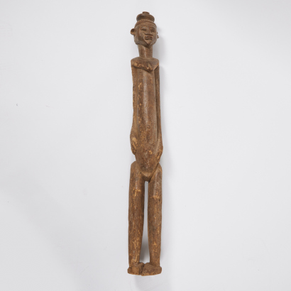 An Elongated Baule Figure, Ivory Coast