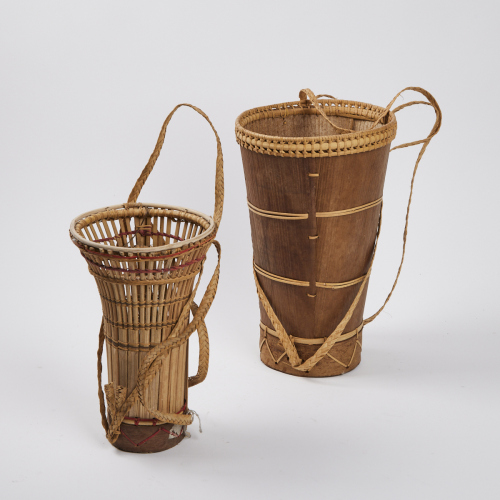 Two Ratan Wakid Baskets, Malaysia