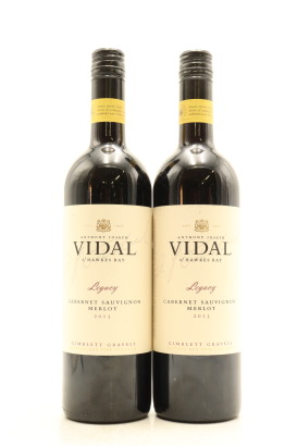 (2) 2013 Vidal Legacy Cabernet Merlot, Gimblett Gravels [JR17.5] [BC98]