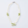 Freshwater Pearl and Peridot Necklace