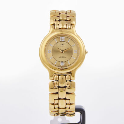 Jaz Paris, Gold Plated, 32mm Quartz Wristwatch