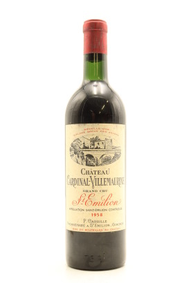 (1) 1958 Chateau Cardinal Villemaurine, Saint-Emilion Grand Cru