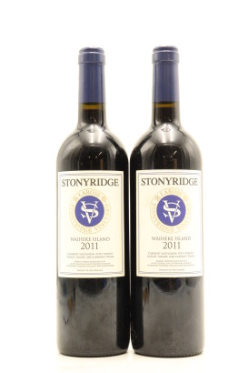 (2) 2011 Stonyridge Vineyard Larose, Waiheke Island