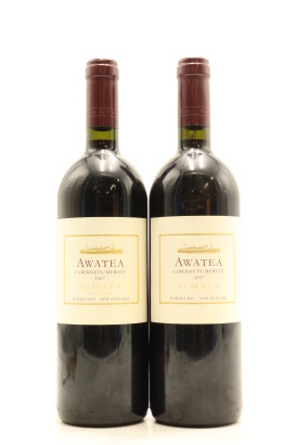 (2) 2007 Te Mata Estate Awatea Cabernets Merlot, Hawke's Bay