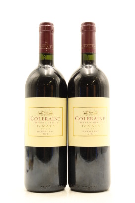 (2) 2002 Te Mata Estate Coleraine, Hawke's Bay