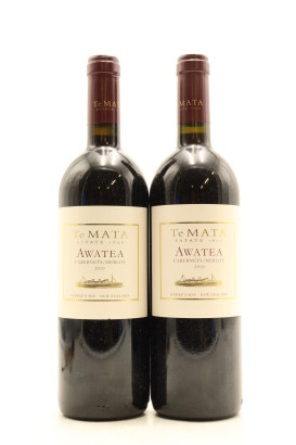 (2) 2010 Te Mata Estate Awatea Cabernets Merlot, Hawke's Bay