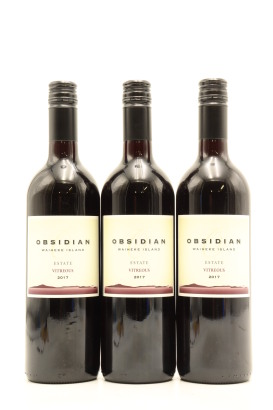 (3) 2017 Obsidian Estate 'Vitreous', Waiheke Island