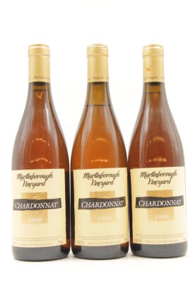 (3) 1999 Martinborough Vineyard Chardonnay, Martinborough