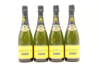 (4) NV Heidsieck & Co Monopole Blue Top Brut, Champagne