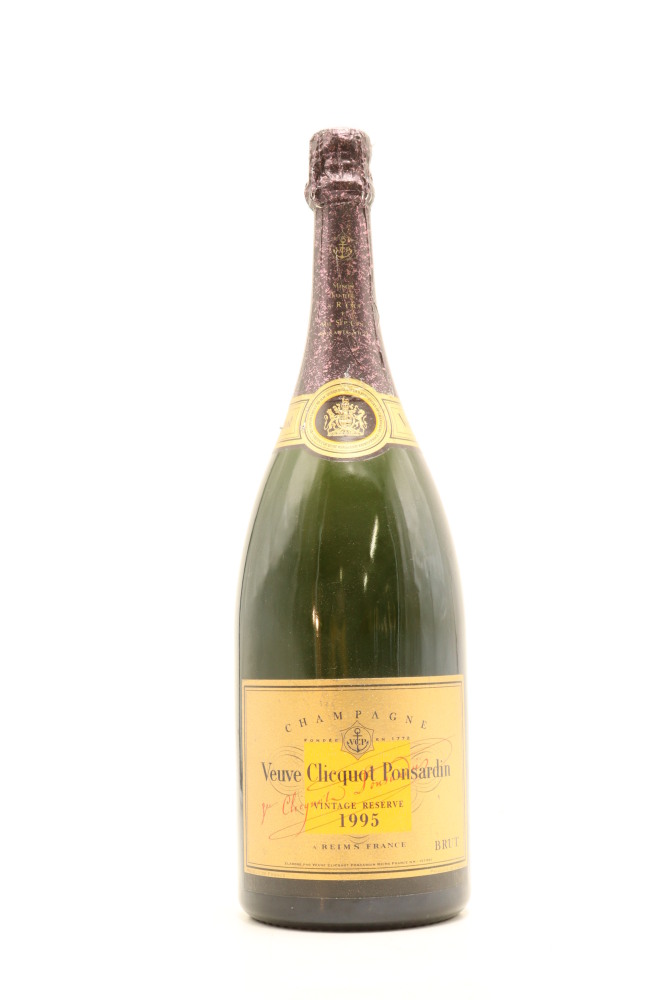 1) 1995 Veuve Clicquot Ponsardin Vintage Brut, Champagne, 1500ml