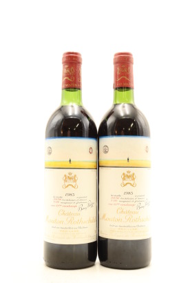 (2) 1983 Chateau Mouton Rothschild, Pauillac [JR18] (TS)