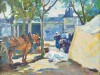 SYDNEY LOUGH THOMPSON Market Siene, Concarneau Ville