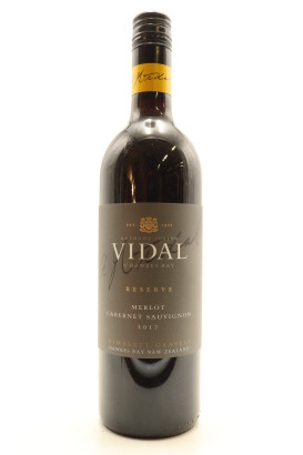 (1) 2017 Vidal Estate Reserve Merlot - Cabernet Sauvignon, Gimblett Gravels