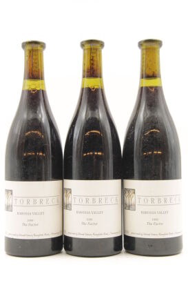 *(3) 1999 Torbreck The Factor Shiraz, Barossa Valley