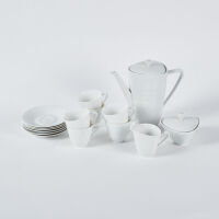 A 15 Piece Lorenz Hutschenreuther Porcelain Coffee Set