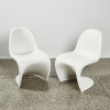 A Pair of Panton Chairs For Vitra